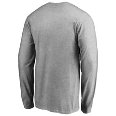 Heather Gray Denver Nuggets Primary Logo Long Sleeve T-Shirt sale | NBA