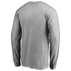 Heather Gray Detroit Pistons Primary Logo Long Sleeve T-Shirt sale | NBA