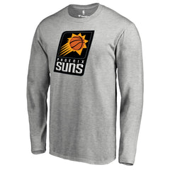 Heather Gray Phoenix Suns Primary Logo Long Sleeve T-Shirt | NBA