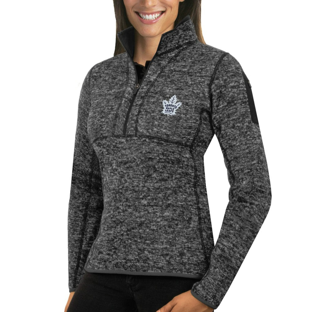 Toronto Maple Leafs Antigua Women's Fortune Half-Zip Sweatshirt -  NHL Sweatshirts
