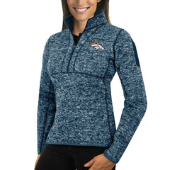 Denver Broncos Antigua Women's Fortune Half-Zip Sweater | NFL Online