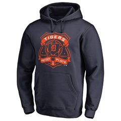 Detroit Tigers Police Badge Pullover Hoodie - MLB Hoodies