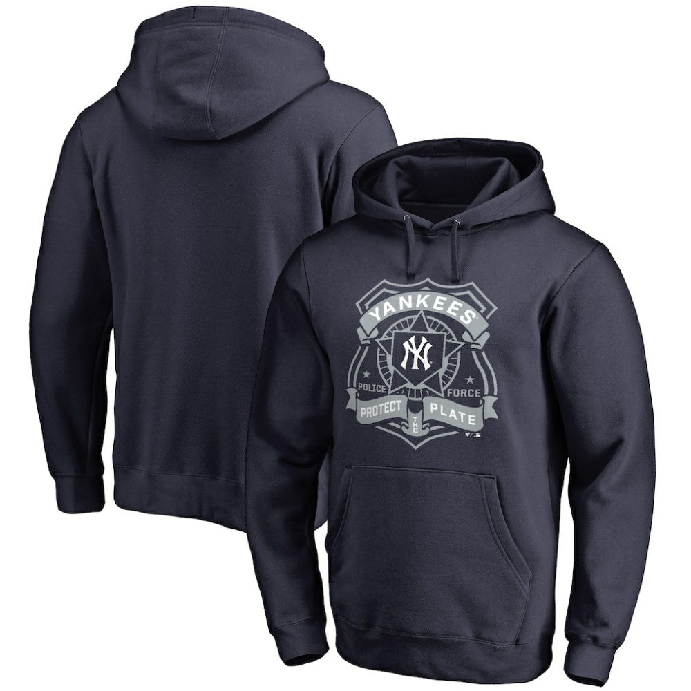 New York Yankees Police Badge Pullover Hoodie - MLB Hoodies