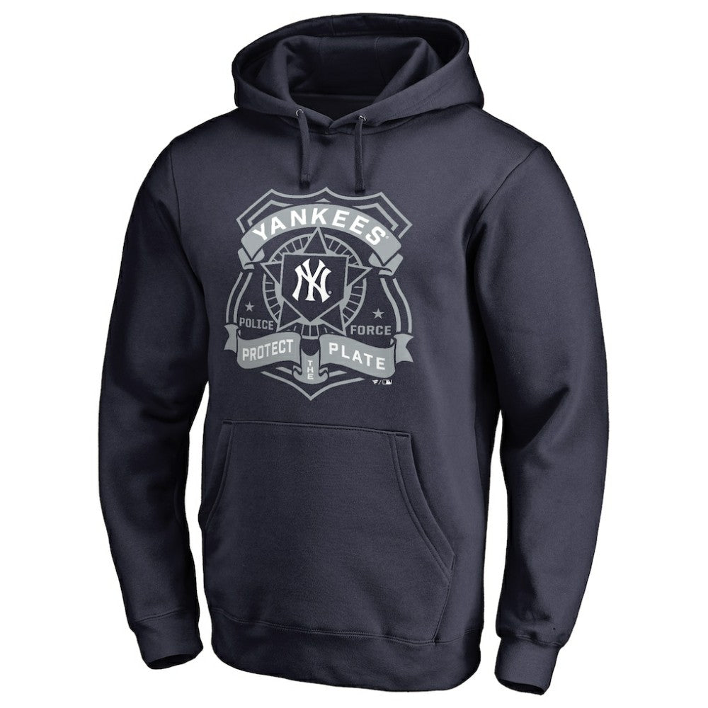 New York Yankees Police Badge Pullover Hoodie - MLB Hoodies
