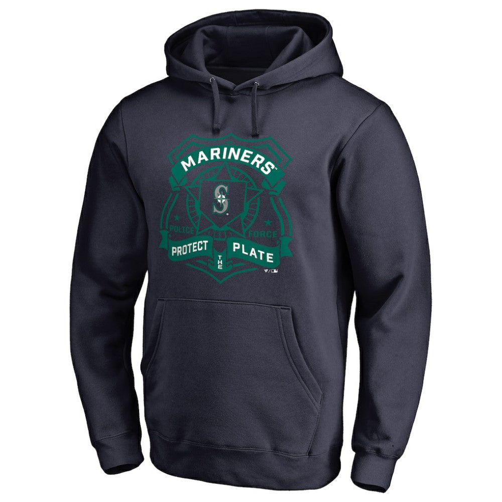 Seattle Mariners Police Badge Pullover Hoodie - MLB Hoodies