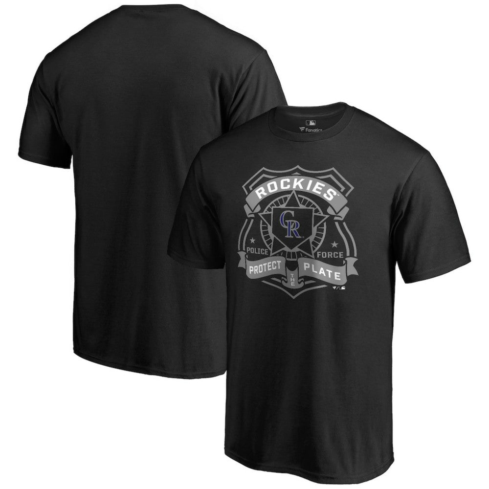 Colorado Rockies Police Badge T-Shirt - MLB T-shirts