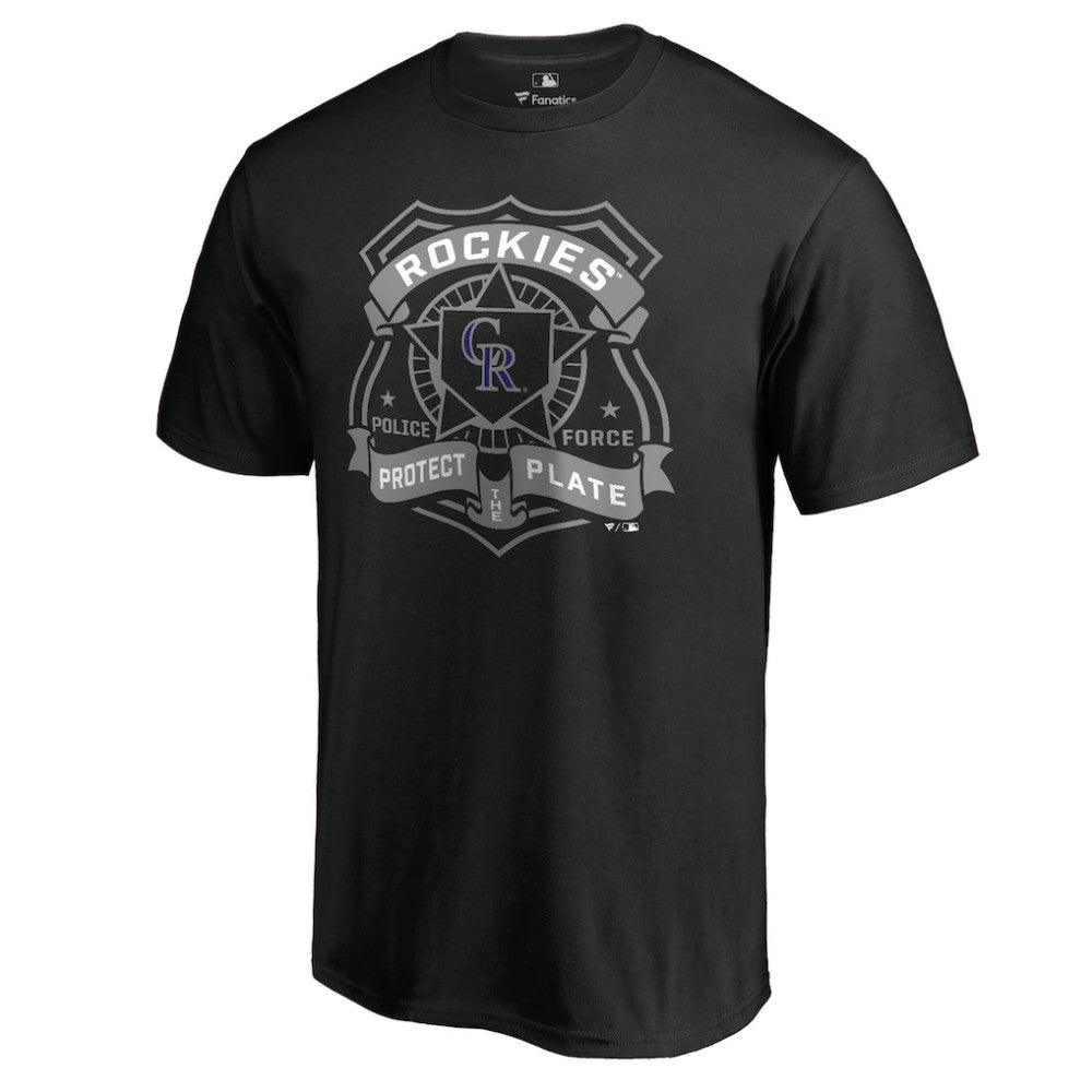 Colorado Rockies Police Badge T-Shirt - MLB T-shirts