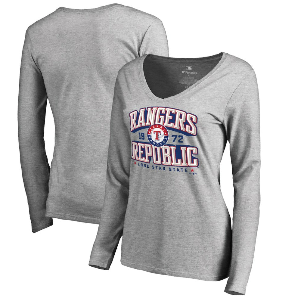 Texas Rangers Women's Rangers Republic Hometown Long Sleeve T-Shirt - MLB T-shirts