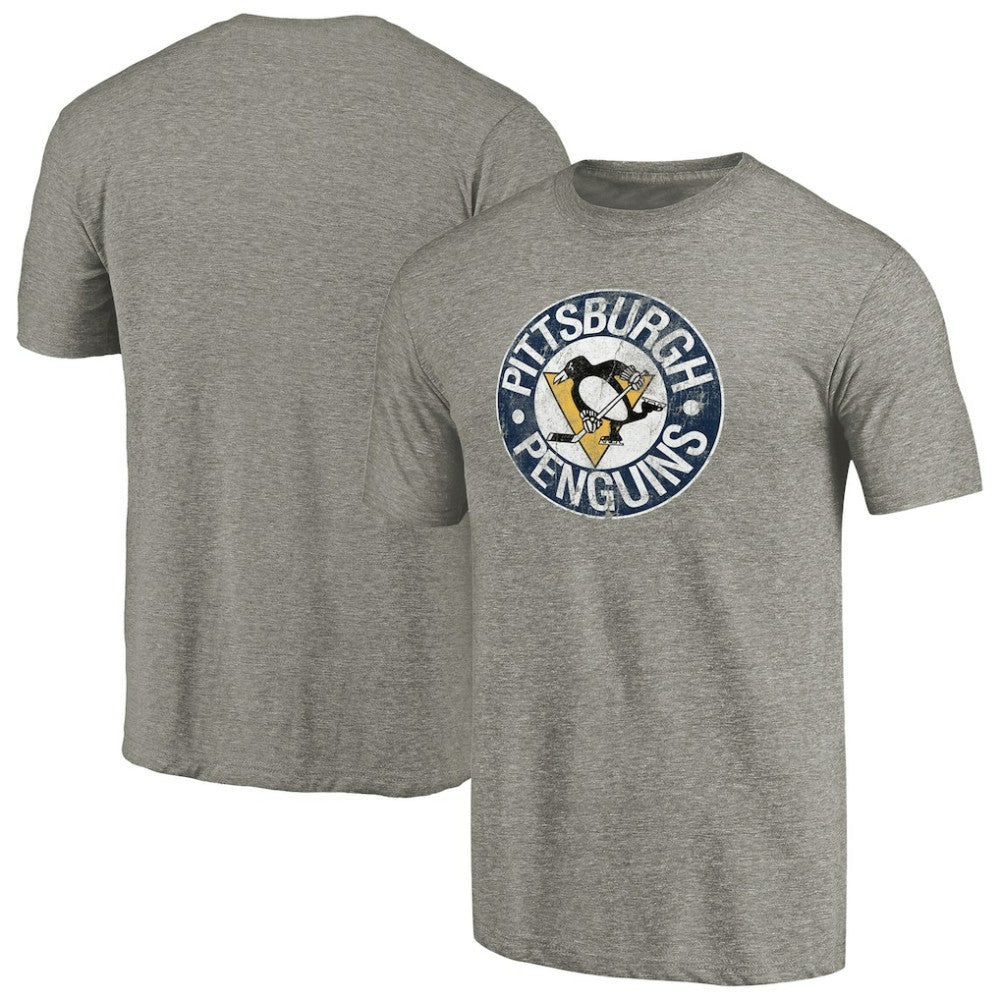 Pittsburgh Penguins Throwback Logo 1968-1969 Tri-Blend T-Shirt -  NHL T-shirts