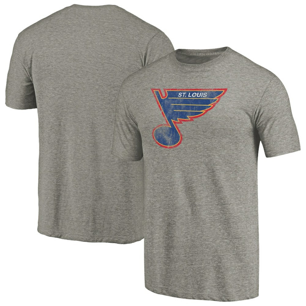 St. Louis Blues Throwback Logo 1987-1989 Tri-Blend T-Shirt -  NHL T-shirts