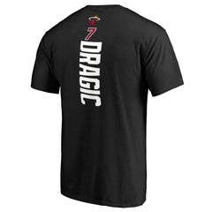 Black Goran Dragic Miami Heat Backer T-Shirt | NBA