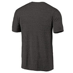 Heather Black Brooklyn Nets Distressed Team Logo Tri-Blend T-Shirt | NBA