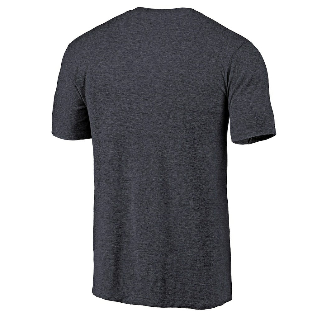 Heather Navy Denver Nuggets Distressed Team Logo Tri-Blend T-Shirt sale | NBA