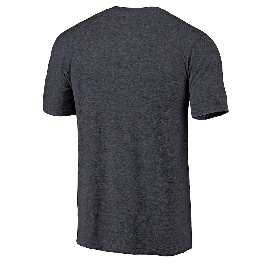 Heather Navy Oklahoma City Thunder Distressed Team Logo Tri-Blend T-Shirt | NBA