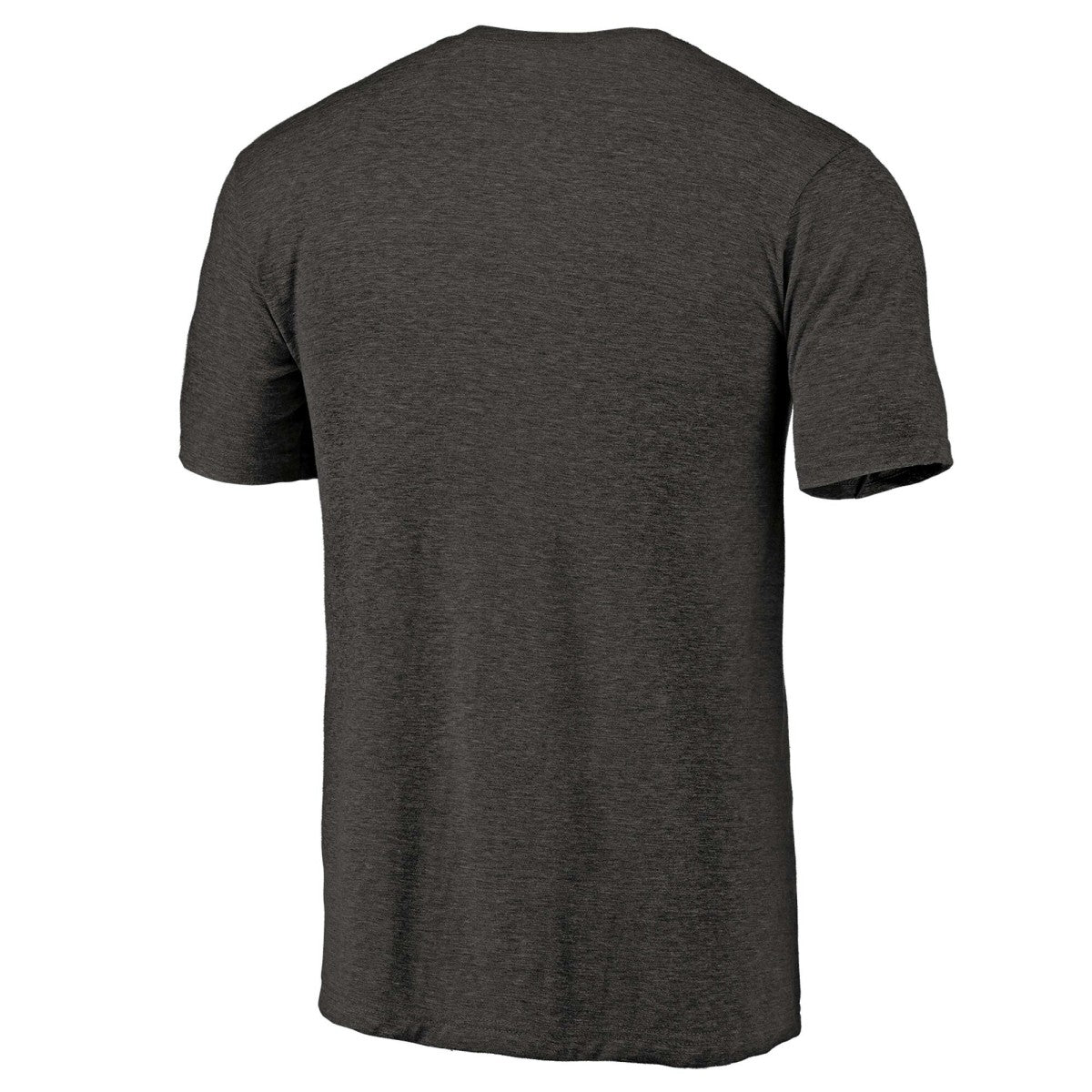 Heather Black Portland Trail Blazers Distressed Team Logo Tri-Blend T-Shirt | NBA