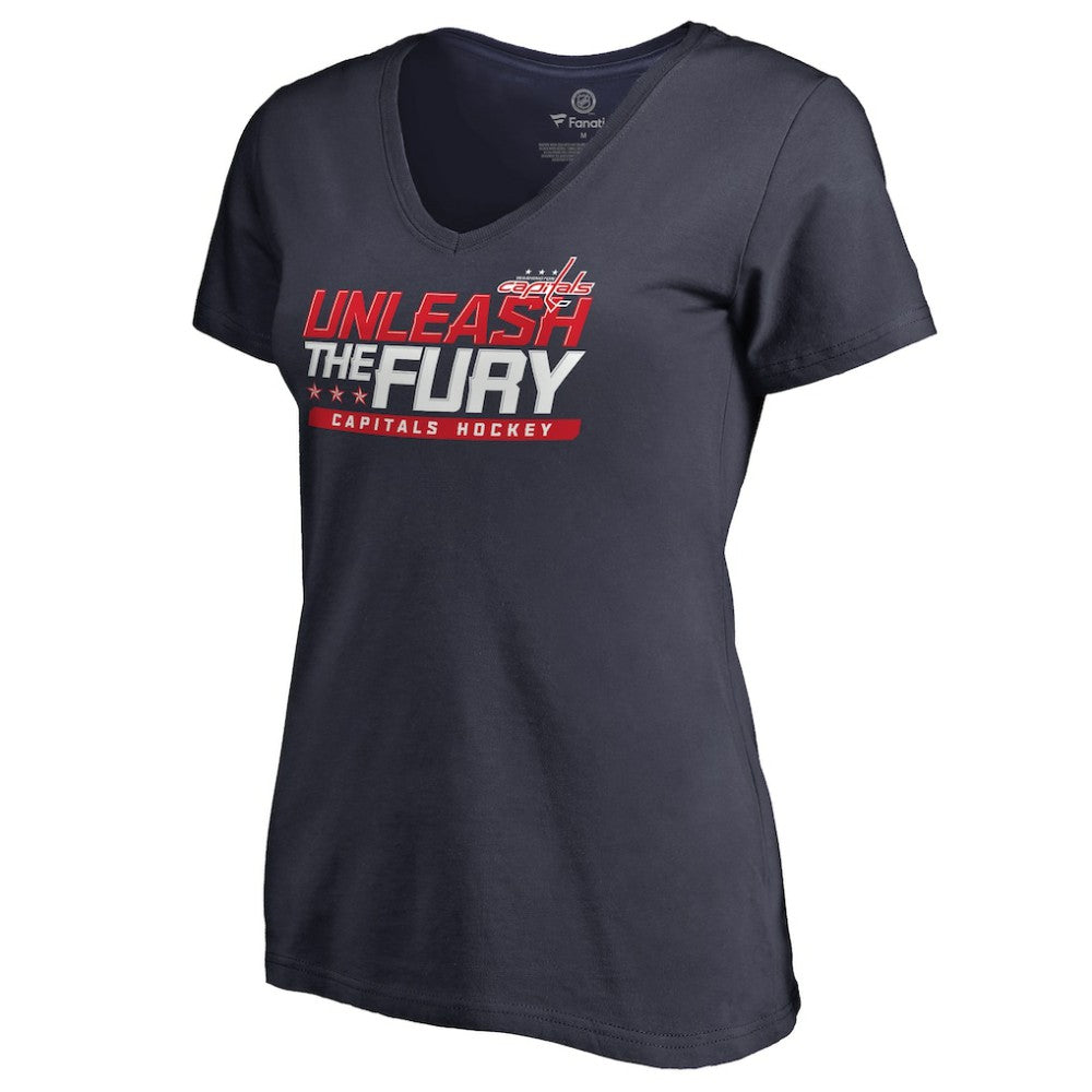 Washington Capitals Women's Hometown Collection The Fury V-Neck T-Shirt -  NHL T-shirts
