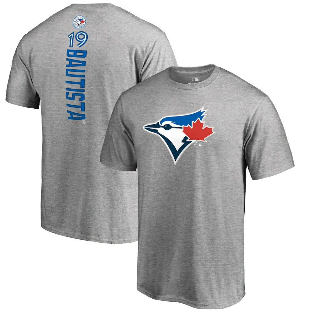 Jose Bautista Toronto Blue Jays Backer Name & Number T-Shirt - MLB T-shirts