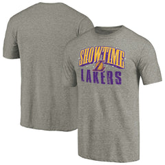 Gray Los Angeles Lakers Hometown Collection Showtime Tri-Blend T-Shirt | NBA