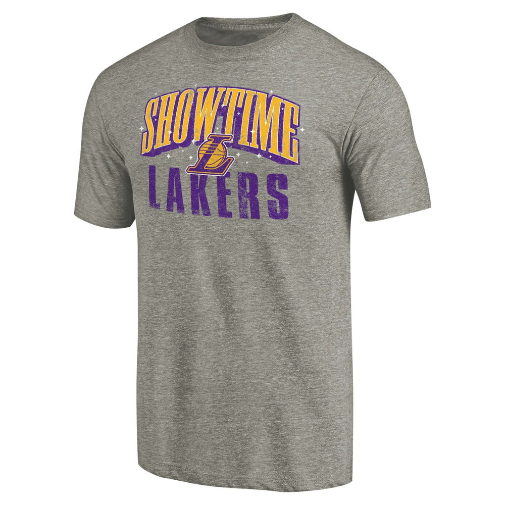 Gray Los Angeles Lakers Hometown Collection Showtime Tri-Blend T-Shirt | NBA