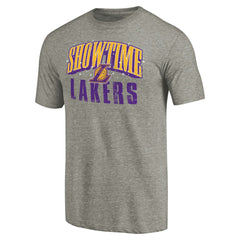 Gray Los Angeles Lakers Hometown Collection Showtime Tri-Blend T-Shirt | NBA