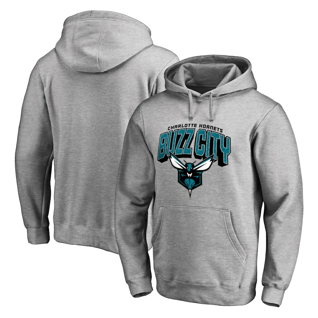 Heather Gray Charlotte Hornets Hometown Collection Pullover Hoodie | NBA