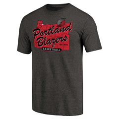 Black Portland Trail Blazers Hometown Collection Old Town 2 Tri-Blend T-Shirt | NBA