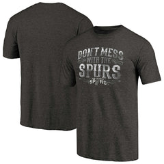 Black San Antonio Spurs Hometown Collection Step Back Tri-Blend T-Shirt | NBA