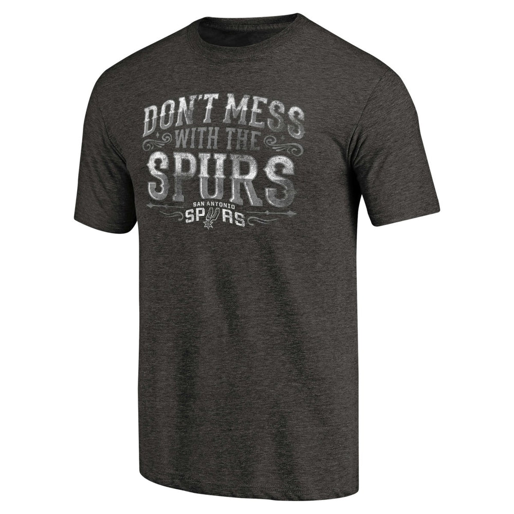 Black San Antonio Spurs Hometown Collection Step Back Tri-Blend T-Shirt | NBA