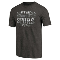 Black San Antonio Spurs Hometown Collection Step Back Tri-Blend T-Shirt | NBA