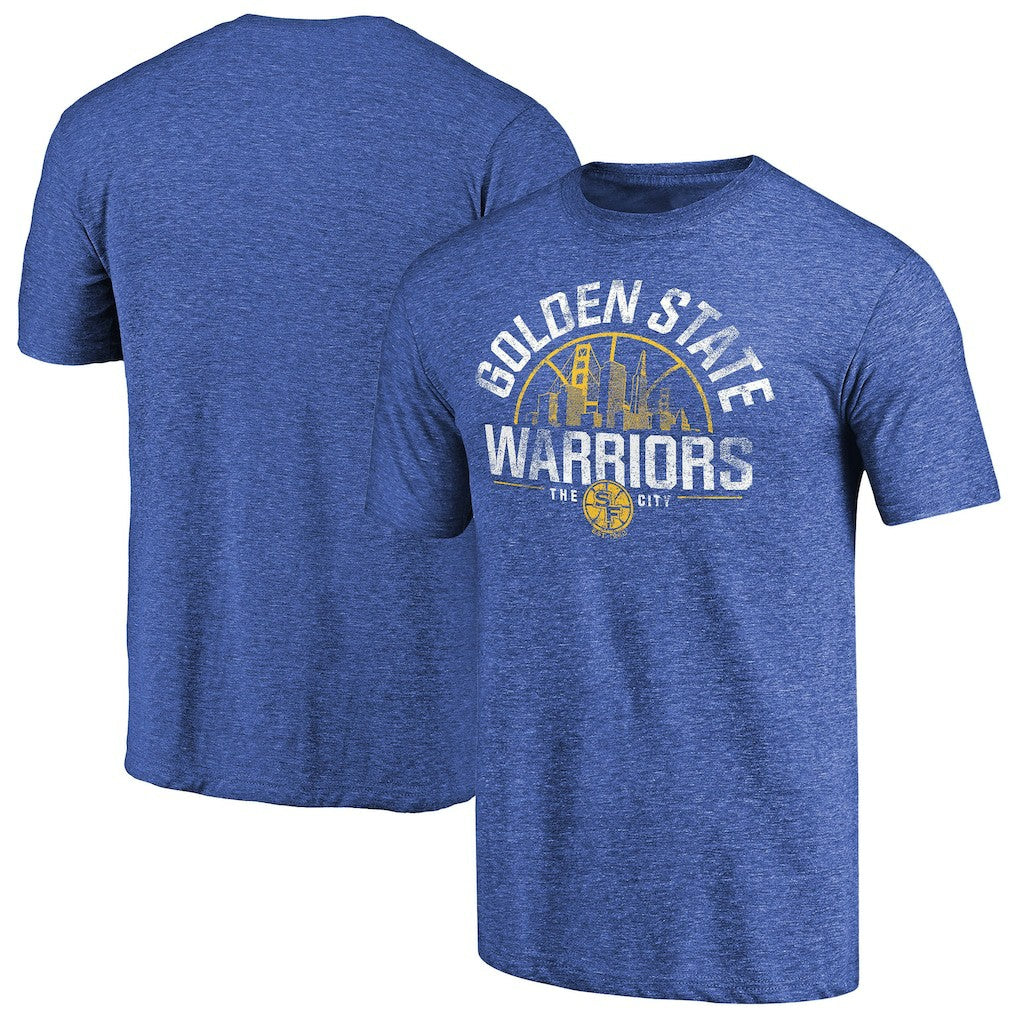Royal Golden State Warriors Hometown Collection Golden Gate 2 T-Shirt sale | NBA