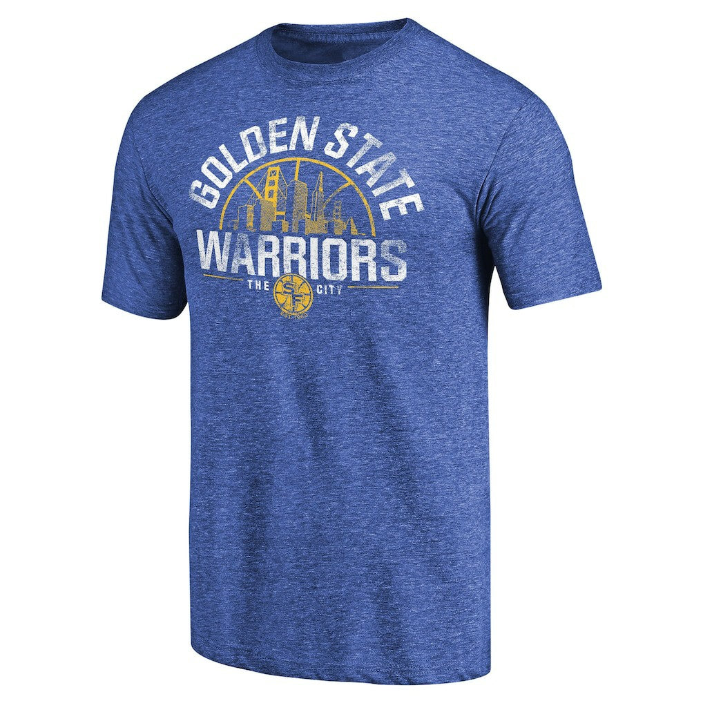 Royal Golden State Warriors Hometown Collection Golden Gate 2 T-Shirt sale | NBA