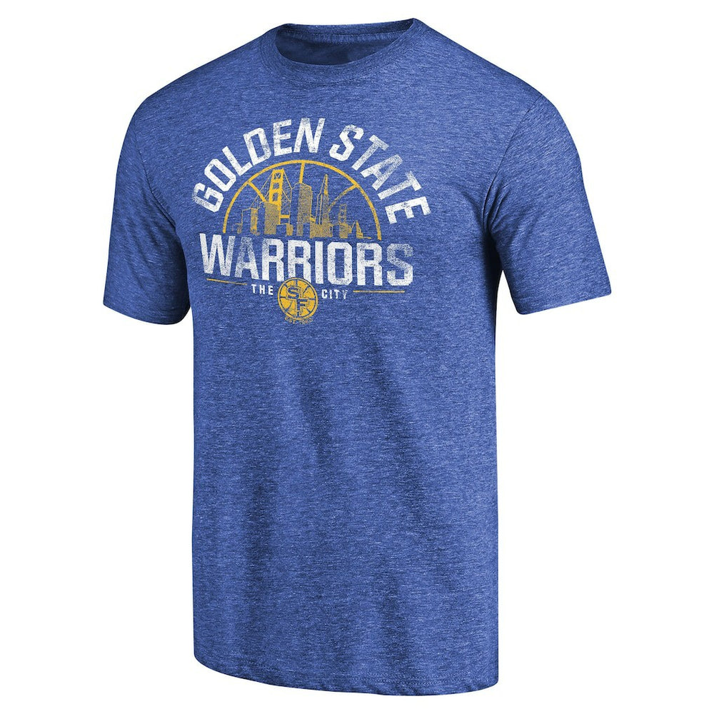 Royal Golden State Warriors Hometown Collection Golden Gate 2 T-Shirt sale | NBA