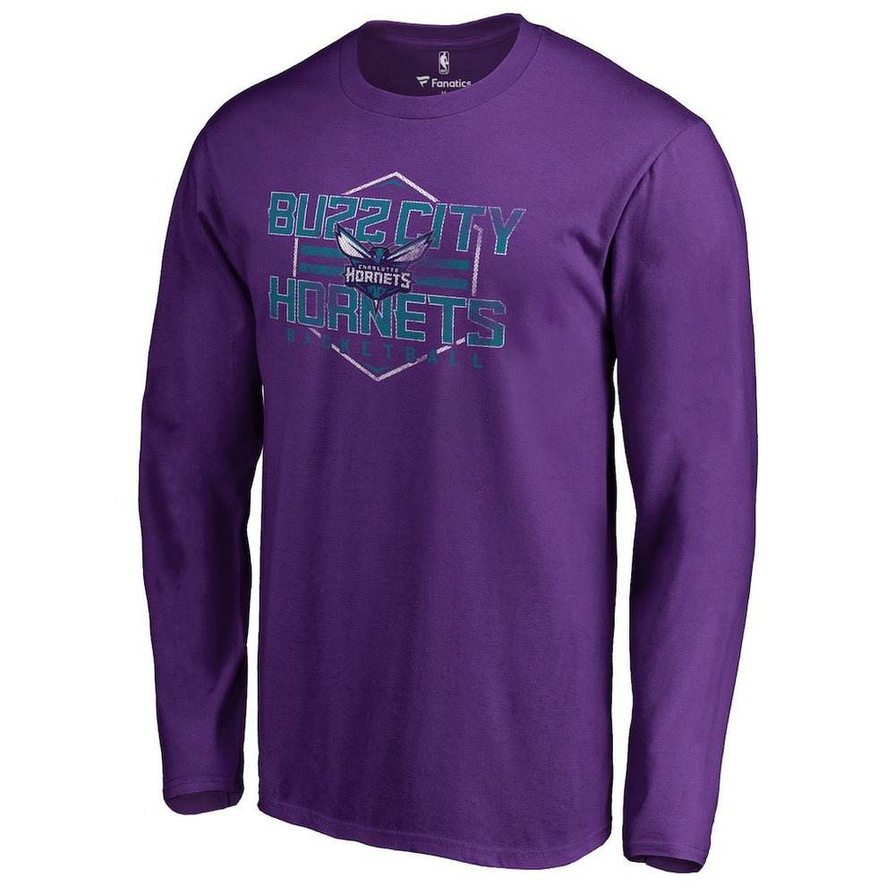 Purple Charlotte Hornets Hometown Collection The Nest Long Sleeve T-Shirt | NBA