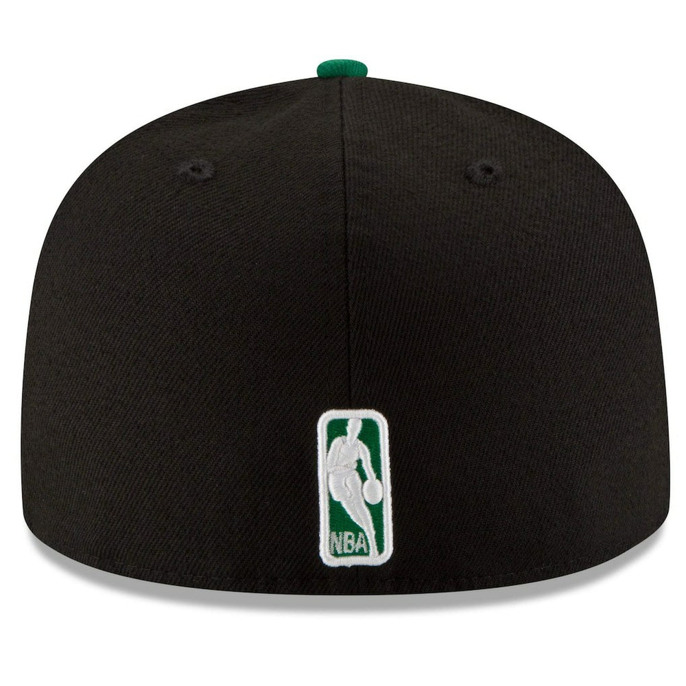 Black/Green Boston Celtics Team Color 2Tone 59FIFTY Fitted Hat | NBA