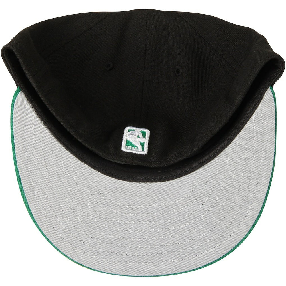 Black/Green Boston Celtics Team Color 2Tone 59FIFTY Fitted Hat | NBA