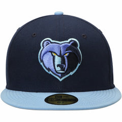 Navy/Light Blue Memphis Grizzlies Team Color 2Tone 59FIFTY Fitted Hat | NBA