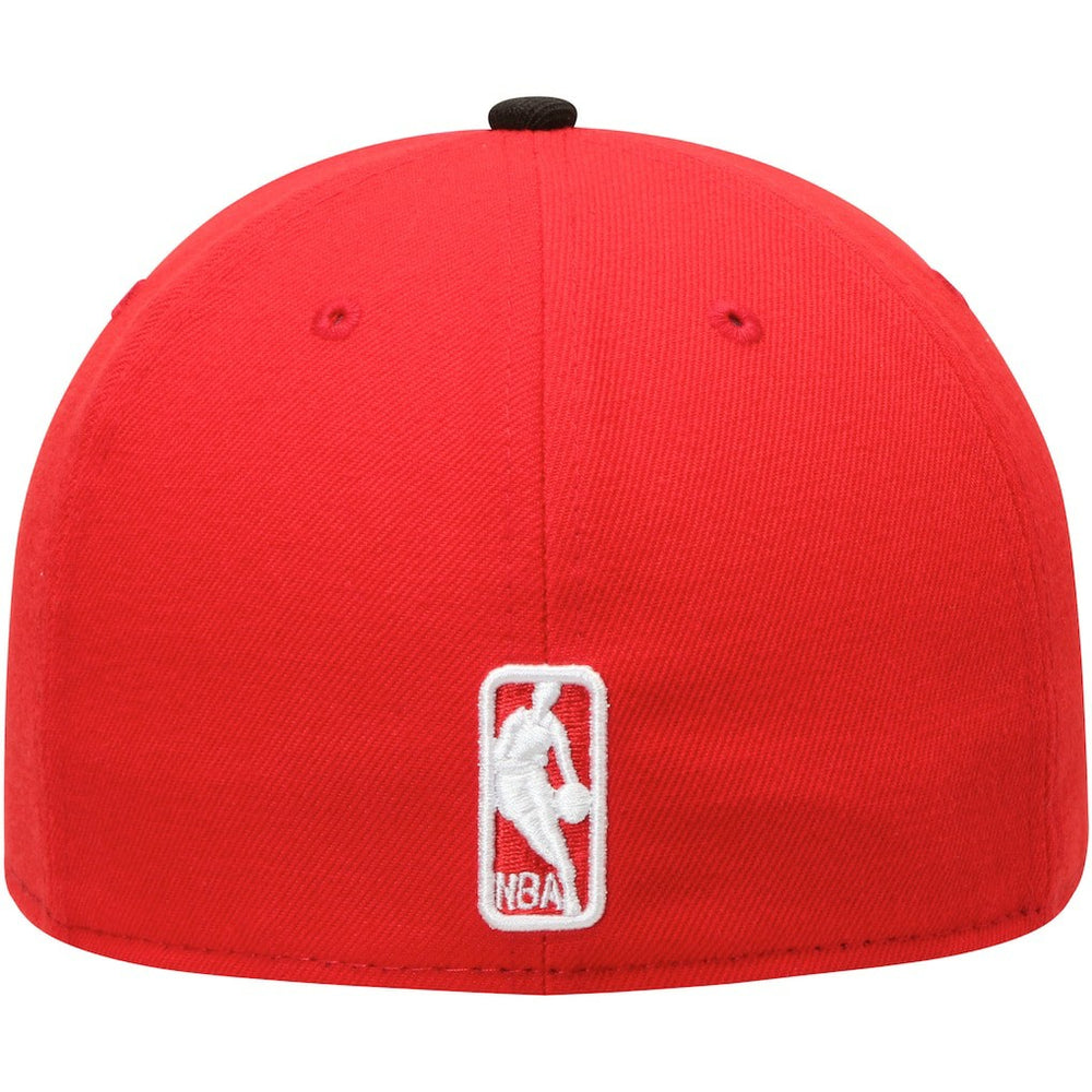Red/Black Atlanta Hawks Team Color 2Tone 59FIFTY Fitted Hat | NBA