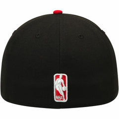 Black/Red Miami Heat Team Color 2Tone 59FIFTY Fitted Hat | NBA