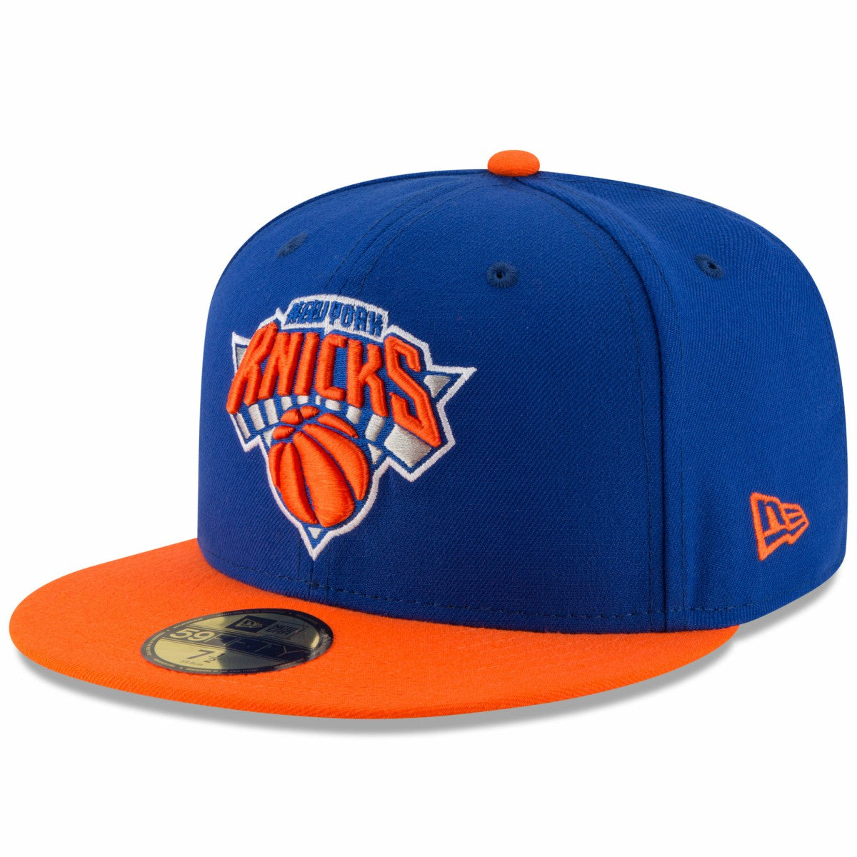 Royal/Orange New York Knicks Team Color 2Tone 59FIFTY Fitted Hat | NBA