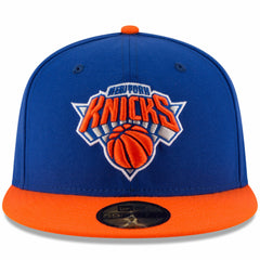 Royal/Orange New York Knicks Team Color 2Tone 59FIFTY Fitted Hat | NBA