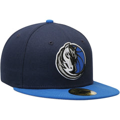 Navy/Blue Dallas Mavericks Team Color 2Tone 59FIFTY Fitted Hat sale | NBA