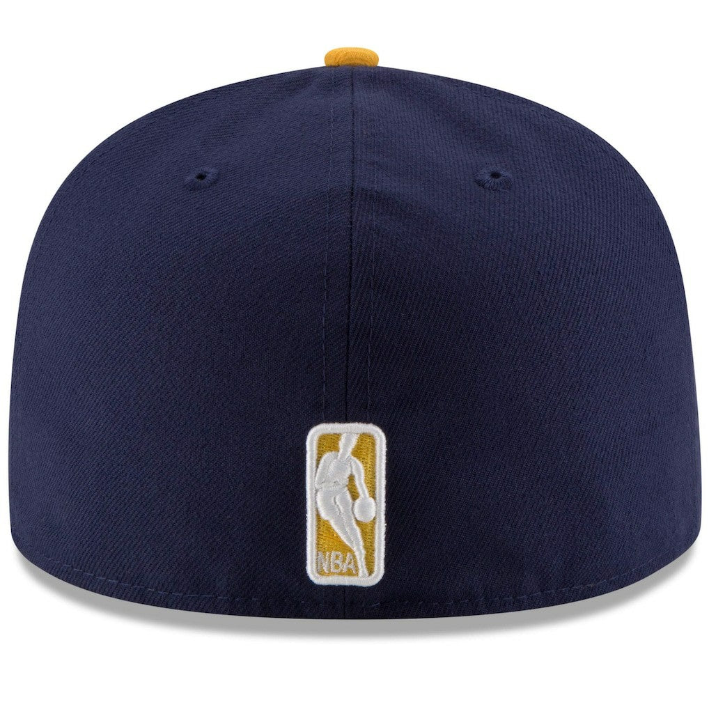 Navy/Yellow Indiana Pacers Team Color 2Tone 59FIFTY Fitted Hat | NBA