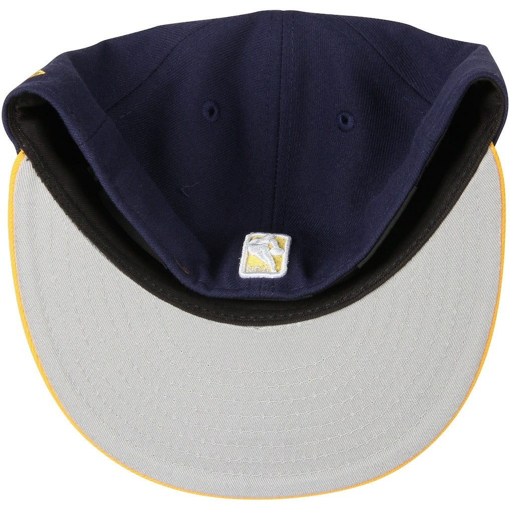 Navy/Yellow Indiana Pacers Team Color 2Tone 59FIFTY Fitted Hat | NBA