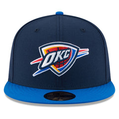 Navy/Royal Oklahoma City Thunder Team Color 2Tone 59FIFTY Fitted Hat | NBA