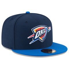 Navy/Royal Oklahoma City Thunder Team Color 2Tone 59FIFTY Fitted Hat | NBA