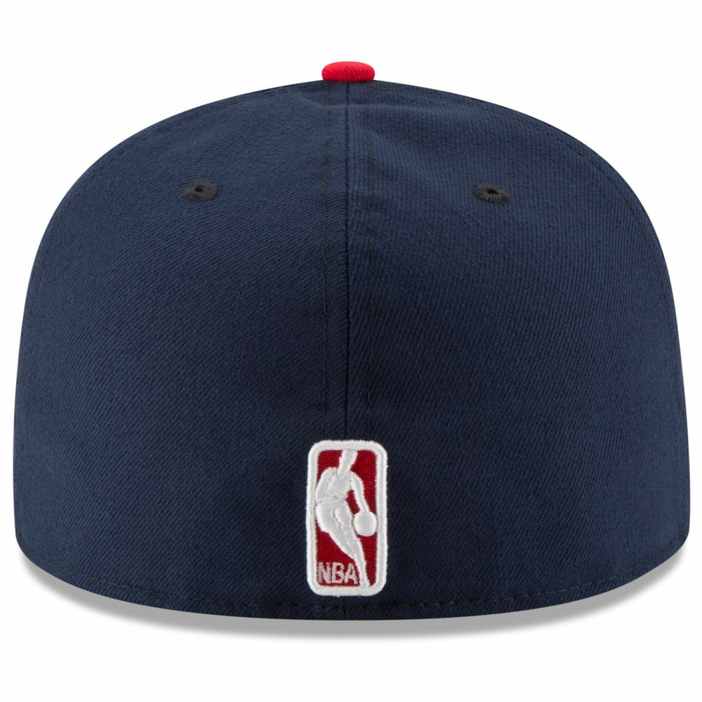 Navy/Red Washington Wizards Team Color 2Tone 59FIFTY Fitted Hat | NBA