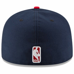 Navy/Red Washington Wizards Team Color 2Tone 59FIFTY Fitted Hat | NBA