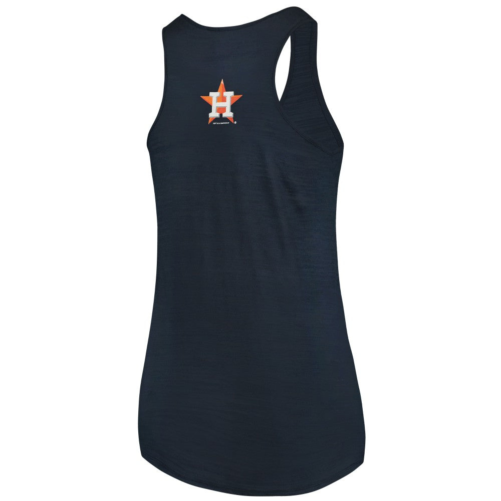 Houston Astros Soft as a Grape Women's Plus Size Swing for the Fences Racerback Tank Top - MLB Tanks