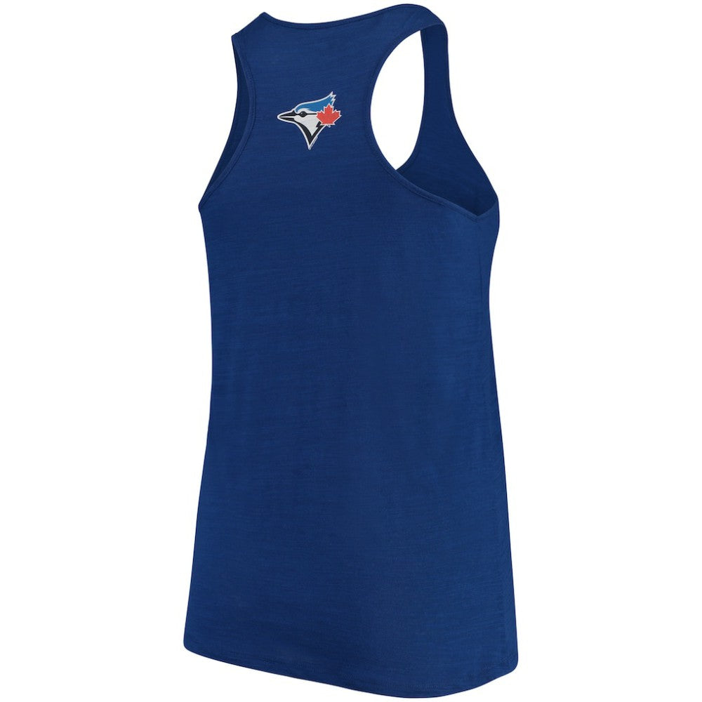 Toronto Blue Jays Soft as a Grape Women's Plus Size Swing for the Fences Racerback Tank Top - MLB Tanks