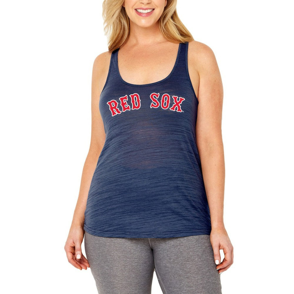 Boston Red Sox Soft as a Grape Women's Plus Size Swing for the Fences Racerback Tank Top - MLB Tanks